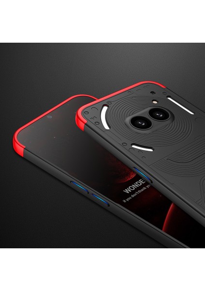 Gkk For Nothing Telefon (2A) PLUS/(2A) Kılıf Sert Pc Desen Baskı Pürüzsüz Dokunmatik Telefon Arka Kapak-Kırmızı (Yurt Dışından) fırsatları