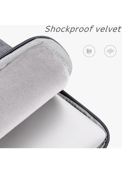 Canvasartısan L28-19 11 Inç Laptop Çantası Iş Tarzı Fermuarlı Dizüstü Koruyucu Kılıf (Yatay Tip)-Gri (Yurt Dışından) modelleri