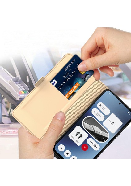 Nothing Telefon (2A) Plus/telefon (2A) Kılıfı Katlanır Stand Pu Deri Şok Emici Telefon Kapağı-Siyah (Yurt Dışından) indirimleri