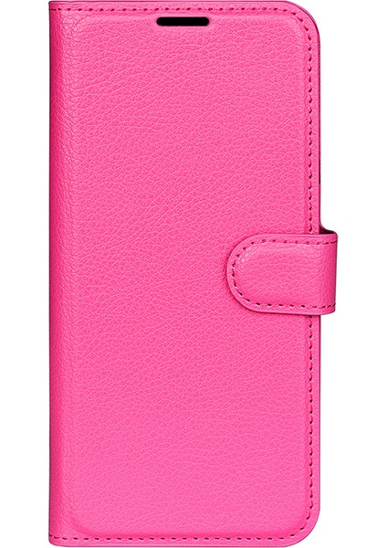 Nothing Telefon (2A) Plus/telefon (2A) Kılıf Litchi Dokulu Deri Folyo Standlı Kart Tutucu Telefon Kapağı-Gül (Yurt Dışından)