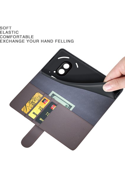 Nothing Telefon (2A) Plus/telefon (2A) Kılıfı Cüzdan Kart Sahibinin Hakiki Deri Cep Telefonu Kapağı-Kahverengi (Yurt Dışından) indirimleri
