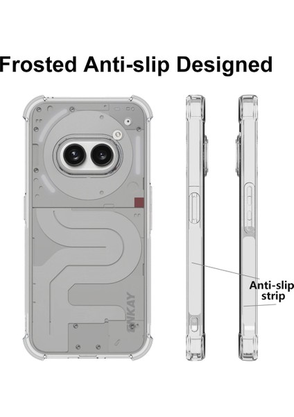 Enkay Hat Prınce For Nothing Telefon (2A) Plus/telefon (2A) Kılıf Dört Köşe Güçlendirilmiş Şeffaf Tpu Telefon Kılıfı (Yurt Dışından) fırsatları