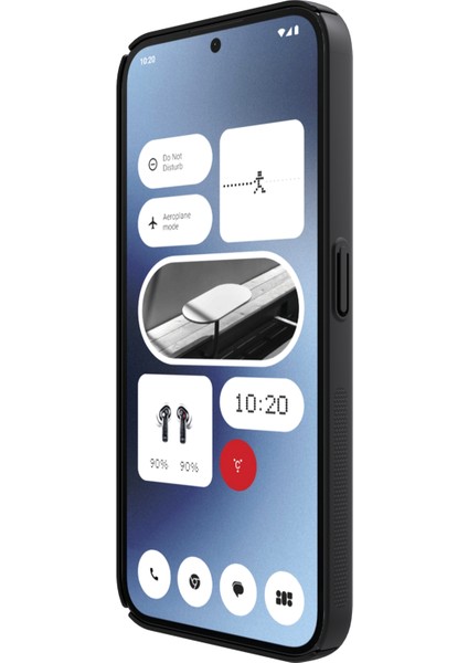 Nıllkın Buzlu Kalkan Telefon Kılıfı Nothing Telefon (2A) Plus/telefon (2A) Sert Pc Arka Kapak-Siyah (Yurt Dışından) fırsatları
