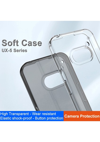 Imak Ux-5 Serisi Nothing Telefon (2A) Plus/telefon (2A) Çizilmez Şeffaf Tpu Telefon Kılıfı Düşmeyi Önleyici Telefon Kapağı-Şeffaf (Yurt Dışından) indirimleri