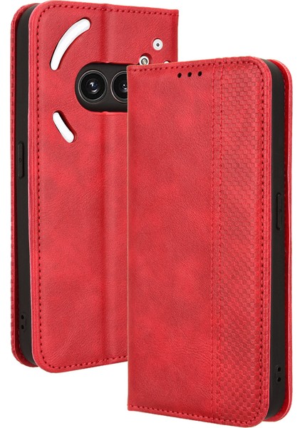 Nothing Telefon (2A) Plus/telefon (2A) Kılıfı Cüzdan Pu Deri Telefon Kılıfı Manyetik Kapanış-Siyah (Yurt Dışından)