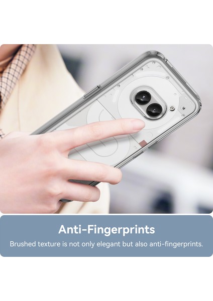 Nothing Telefon (2A) Plus/telefon (2A) Kılıfı Düşmeye Dayanıklı Tpu Çerçeve Şeffaf Akrilik Koruyucu Kabuk-Şeffaf Gri (Yurt Dışından) indirimleri