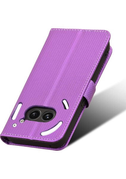 Nothing Telefon (2A) Plus/telefon (2A) Cüzdan Kılıf Elmas Dokulu Pu Deri Koruyucu Telefon Kapağı-Siyah (Yurt Dışından) indirimleri