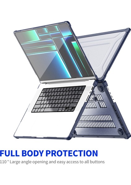 MacBook Pro 14 INÇ(2021)A2442/(2023)A2779(ABD Versiyonu)Hard Pc Kickstand Laptop Kapağı-Pembe Için Darbeye Dayanıklı Kılıf (Yurt Dışından)
