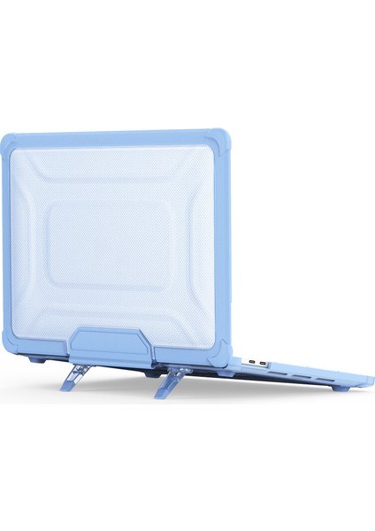 MacBook Pro 13 INÇ(2018)/(2020)/(2022)(A2338 M1/m2 A2289 A2251 A2159 A1989 A1706 A1708)PC+TPU Laptop Kılıfı-Bebek Mavisi Için (Yurt Dışından)