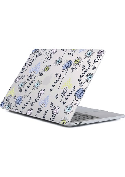 MacBook Pro 15 INÇ(2016-2017)A1707 /(2018-2019)A1990 Kılıf Sert Plastik Desen Baskı Laptop KAPAK-DDC-187 Için (Yurt Dışından)