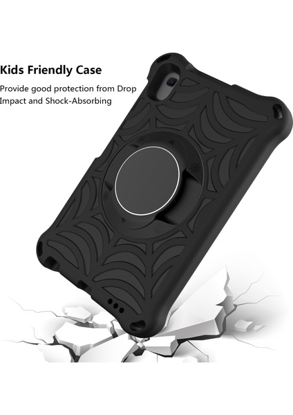 Huawei Matepad T8 2020 (8,0 Inç) Için Omuz Askılı Şık Örümcek Ağı Dokusu Kickstand Eva Kılıfı - Siyah (Yurt Dışından) fiyatları