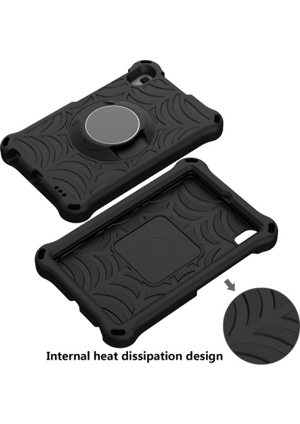 Huawei Matepad T8 2020 (8,0 Inç) Için Omuz Askılı Şık Örümcek Ağı Dokusu Kickstand Eva Kılıfı - Siyah (Yurt Dışından) fırsatları