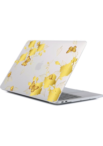 MacBook Pro 15 INÇ(2016-2017)A1707 /(2018-2019)A1990 Kılıf Sert Plastik Desen Baskı Laptop KAPAK-DDC-183 Için (Yurt Dışından)