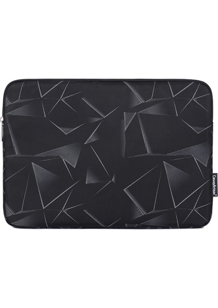 Canvasartısan H6-01 Anti-Damla Taşınabilir Kol Çantası 15 Inç Dizüstü Bilgisayarlar Için Darbeye Dayanıklı Taşıma Çantası Üçgen Geometrik Baskılı Dizüstü Bilgisayar Çantası (Yurt Dışından)