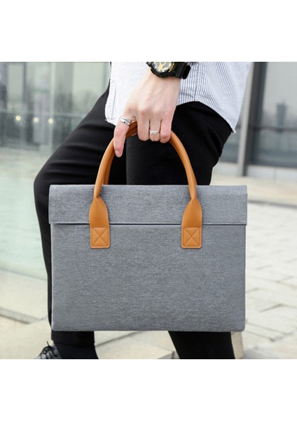 14.5-15.6 Inç Büyük Dizüstü Taşıma Çantası Oxford Kumaş Bilgisayar Pu Saplı Taşıma Çantası-Şarap Kırmızısı (Yurt Dışından) fiyatları