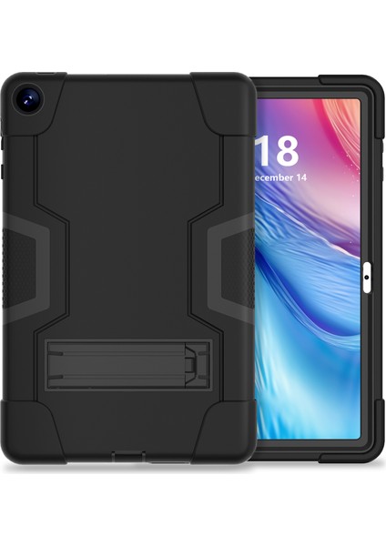 Huawei Matepad 10.4(2023)TABLET Kılıfı Kickstand Silikon + Pc Robot Tarzı Çift Renkli Tablet Kapağı-Siyah (Yurt Dışından)