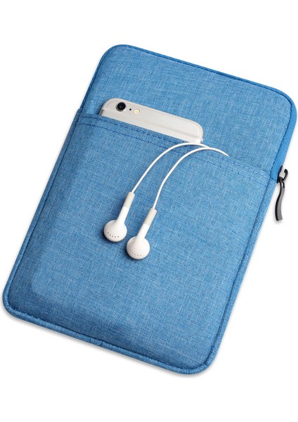 10 Inç Tabletler Için Su Geçirmez Kol Çantası Taşıma Çantası Kese-Göl Mavisi ile Taşınabilir Çizilmez Çanta (Yurt Dışından)