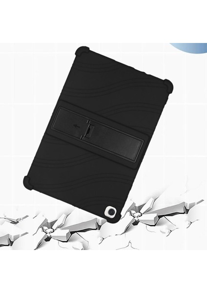 Huawei Matepad Se Için 10.4 Inç Yumuşak Silikon Tablet Kılıfı Pc Kickstand Şok Emici Tablet Kapağı-Gül (Yurt Dışından)