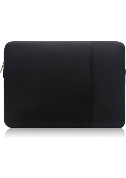 ENZE-3061 15 Inç Dizüstü Bilgisayar Koruyucu Kılıf Kılıfı Evrensel Su Geçirmez Tüy Astar Fermuarlı Dizüstü Taşıma Çantası-Siyah (Yurt Dışından)