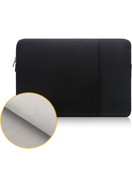 ENZE-3061 15 Inç Dizüstü Bilgisayar Koruyucu Kılıf Kılıfı Evrensel Su Geçirmez Tüy Astar Fermuarlı Dizüstü Taşıma Çantası-Siyah (Yurt Dışından) indirimleri