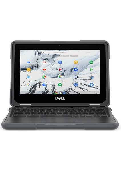Dell Chromebook 11.6-Inç 3100/3110 Pc+Tpu Laptop Çantası Çizilmez Dizüstü Bilgisayar Üst + Alt Kapak (Yurt Dışından)