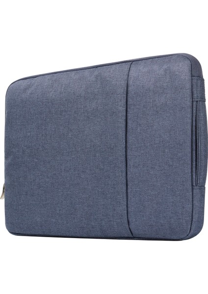 13.3-Inç Kot Kumaş Notebook Çantası Kapak Saplı Laptop Çantası-Koyu Mavi (Yurt Dışından)