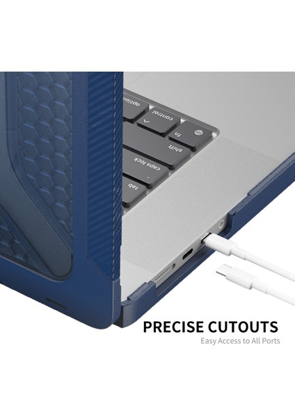MacBook Pro 14 Inç (2021) A2442 (Abd Versiyonu) Sert Pc Kickstand Kapağı 3'ü 1 Arada Dizüstü Bilgisayar Kılıfı, Tpu Klavye Filmi + Anti-Toz Fişleri-Haki (Yurt Dışından)