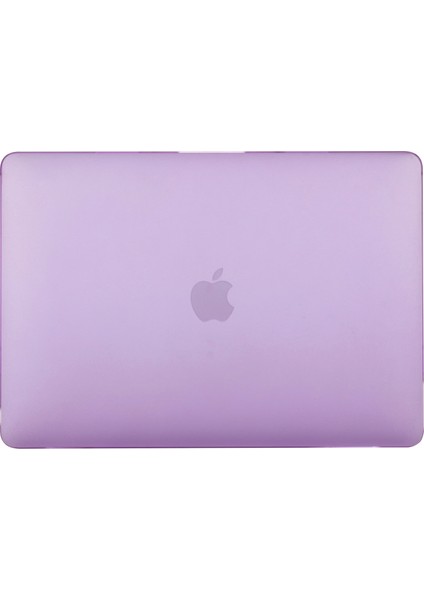Mat Pc Ön ve Arka Koruyucu Telefon Kılıfı Cep Telefonu Çantası Kabuk Için MacBook Pro 13 Inç A1706/A1708/A1989/A2159/A2251/A2289/A2338-MOR (Yurt Dışından)
