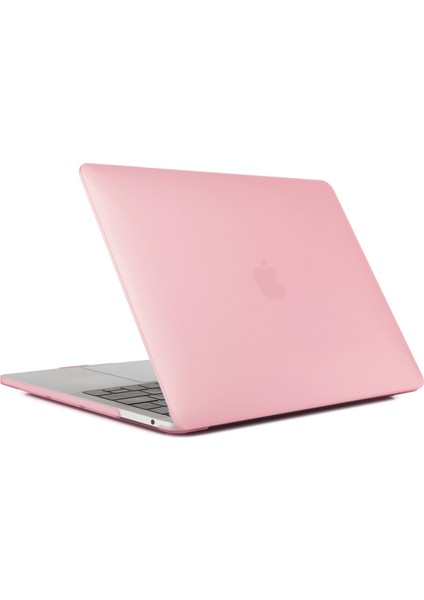 Mat Pc Ön ve Arka Koruyucu Telefon Kılıfı Cep Telefonu Çantası Kabuk Için MacBook Pro 13 Inç A1706/A1708/A1989/A2159/A2251/A2289/A2338-PEMBE (Yurt Dışından)