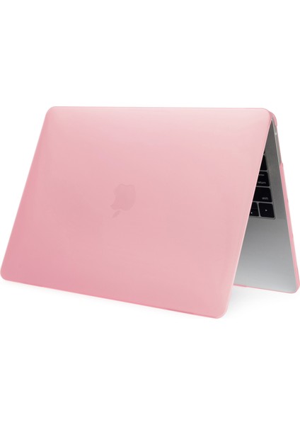 Mat Pc Ön ve Arka Koruyucu Telefon Kılıfı Cep Telefonu Çantası Kabuk Için MacBook Pro 13 Inç A1706/A1708/A1989/A2159/A2251/A2289/A2338-PEMBE (Yurt Dışından)