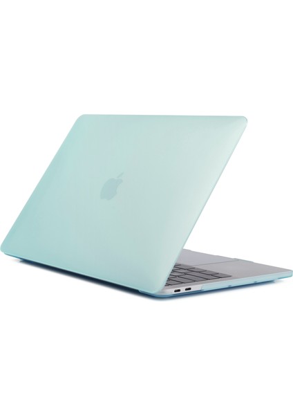 Mat Pc Ön ve Arka Koruyucu Telefon Kılıfı Cep Telefonu Çantası Kabuk Için MacBook Pro 13 Inç A1706/A1708/A1989/A2159/A2251/A2289/A2338-GREEN (Yurt Dışından)