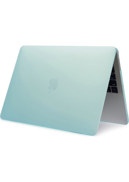 Mat Pc Ön ve Arka Koruyucu Telefon Kılıfı Cep Telefonu Çantası Kabuk Için MacBook Pro 13 Inç A1706/A1708/A1989/A2159/A2251/A2289/A2338-GREEN (Yurt Dışından)