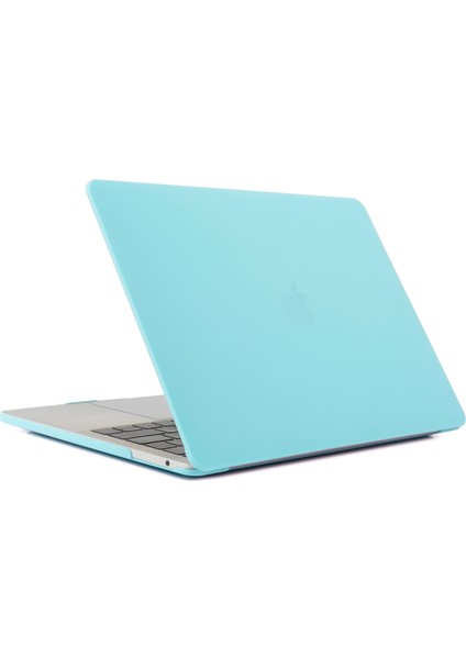 Mat Pc Ön ve Arka Koruyucu Telefon Kılıfı Cep Telefonu Çantası Kabuk Için MacBook Pro 13 Inç A1706/A1708/A1989/A2159/A2251/A2289/A2338-BLUE (Yurt Dışından) modelleri