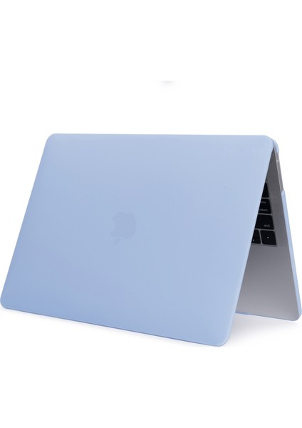 Mat Pc Ön ve Arka Koruyucu Telefon Kılıfı Cep Telefonu Çantası Kabuk Için MacBook Pro 13 Inç A1706/A1708/A1989/A2159/A2251/A2289/A2338-BEBEK Mavisi (Yurt Dışından)
