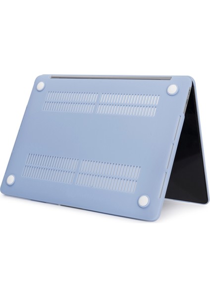 Mat Pc Ön ve Arka Koruyucu Telefon Kılıfı Cep Telefonu Çantası Kabuk Için MacBook Pro 13 Inç A1706/A1708/A1989/A2159/A2251/A2289/A2338-BEBEK Mavisi (Yurt Dışından)