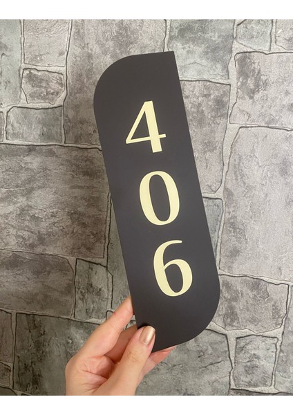 Bitter Serisi Slim Dikey Kapı Numarası fiyatları