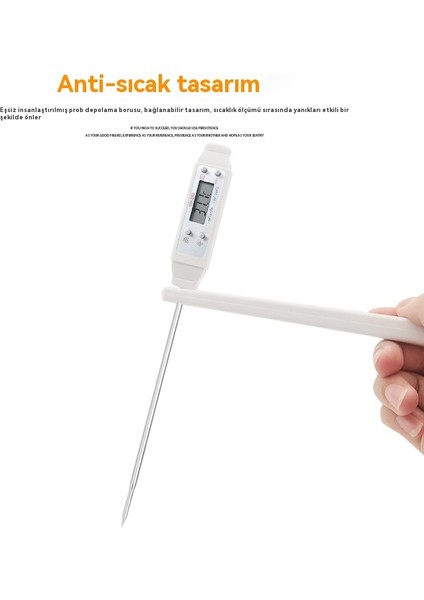 Ev Mutfak Ölçer Barbekü Pişirme Sıcaklık Probu Gıda Termometre (Yurt Dışından) indirimleri
