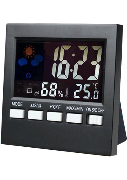 Ev Içi Renkli Ekran Hava Istasyonu Dijital Ekran Termometre (Yurt Dışından)