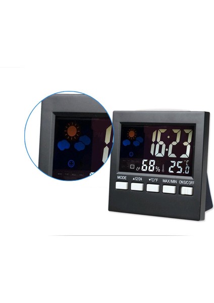 Ev Içi Renkli Ekran Hava Istasyonu Dijital Ekran Termometre (Yurt Dışından) modelleri