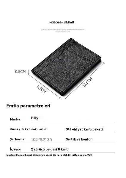 Birinci Kat Inek Derisi Ultra Ince Kart Seti Erkek Kart Çantası (Yurt Dışından) indirimleri