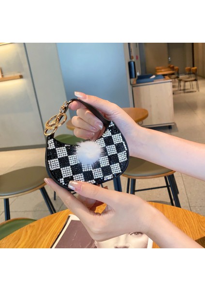 Eyer Mini Taşınabilir Anahtarlık Kolye Bozuk Para Cüzdanı (Yurt Dışından)