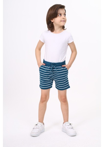 Erkek Çocuk Çizgili Şort