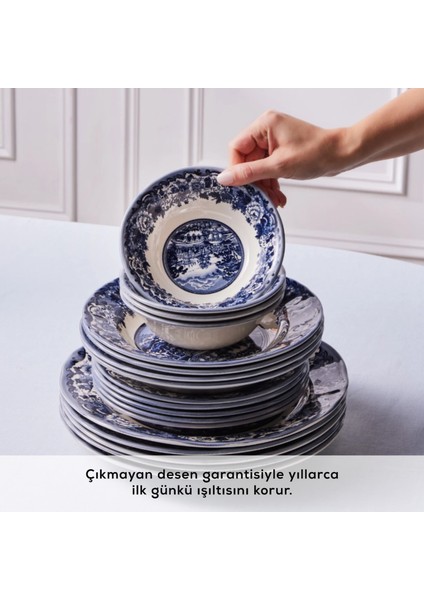 Forever Bone Old Town 24 Parça 6 Kişilik Yemek Takımı modelleri