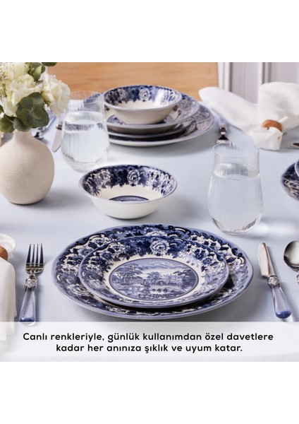 Forever Bone Old Town 24 Parça 6 Kişilik Yemek Takımı fırsatları