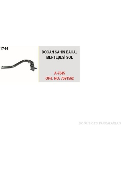 A-7045 - Bagaj Mentesesı Sol Dogan Sahın