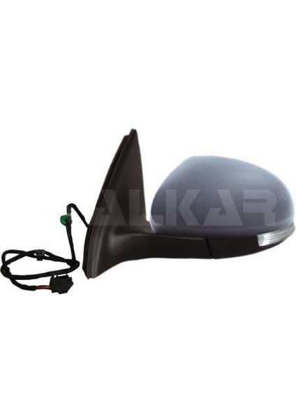 ALKAR-9039136 - Dıs Dıkız Aynası Sol Elektrıklı Asferık Isıtmalı Astarlı Sınyallı 6 Pın Volkswagen Tıguan 2011-2015