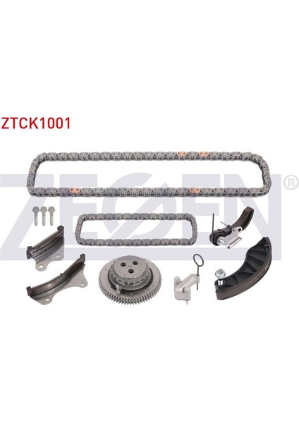 ZEGEN-ZTCK1001 - Eksantrık Zıncır Setı M-T (10 Parca) Opel Astra J 1.6 Cdtı 2010-2018 / Insıgnıa A 2014- / Mokka 2012-