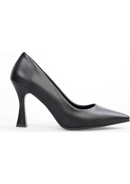 Kadın Tean Siyah Cilt Topuklu Stiletto indirimleri