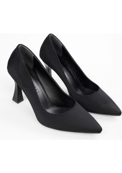 Kadın Tean Siyah Süet Topuklu Stiletto