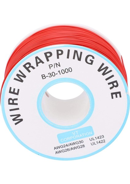 AWG30 Sarma Tel Beyaz/siyah/yeşil/kırmızı Pvc Kaplı Kalay Kaplama Bakır Tel Kablo Rulosu Sarma Teli, Dayanıklı Jumper Teli, Notebook Güvenilir Anakartlar LCD Ekranlar Monitörler AGW24/AWGG30